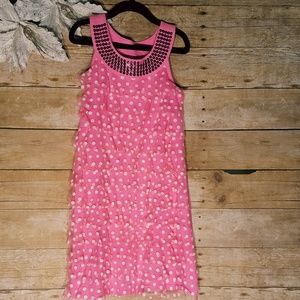 Justice Polka Dot Sequin  Tulle Layered  Dress.